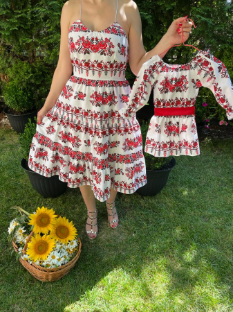 Set mama-fiica - Set rochie medie Natalia