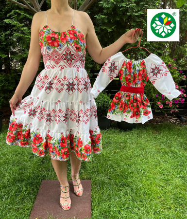 Set mama-fiica - Set rochie medie Teea