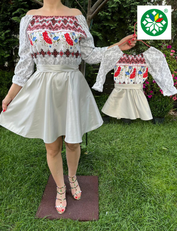 Set mama-fiica - Set rochie scurta Anisoara