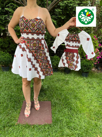 Set mama-fiica - Set rochie scurta Claudia