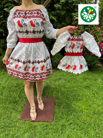Set mama-fiica - Set rochie scurta Geanina