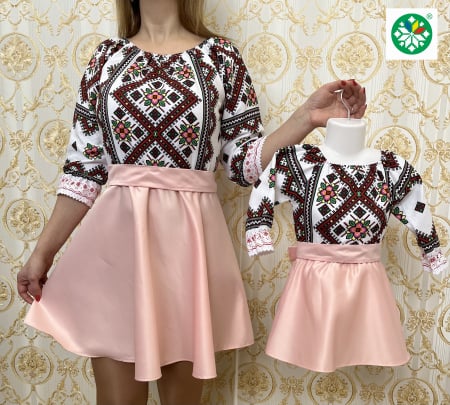 Set mama-fiica - Set rochie scurta Georgia