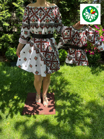 Set mama-fiica - Set rochie scurta Rozalia