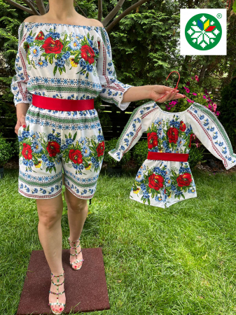 Set mama-fiica - Set salopeta Dafina