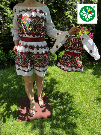 Set mama-fiica - Set salopeta Emilia