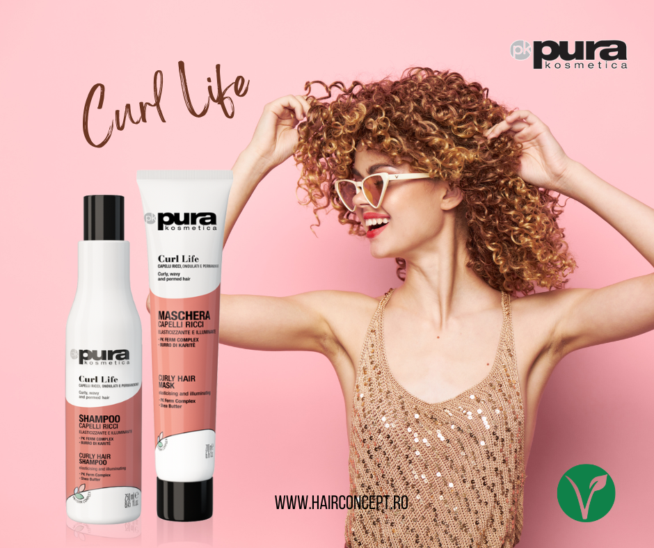Descoperă frumusețea naturală a buclelor tale cu gama Curl Life de la Pura Kosmetica