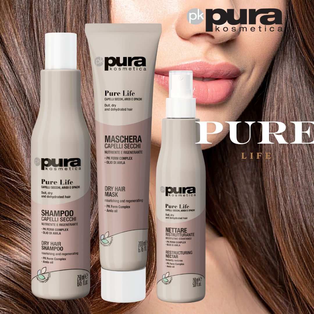 Rutină completă pentru păr uscat și tern – Descoperă gama Pure Life