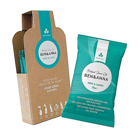 Ben&Anna Fulgi Gel de Dus - MINT LEMON 2 x 20 gr