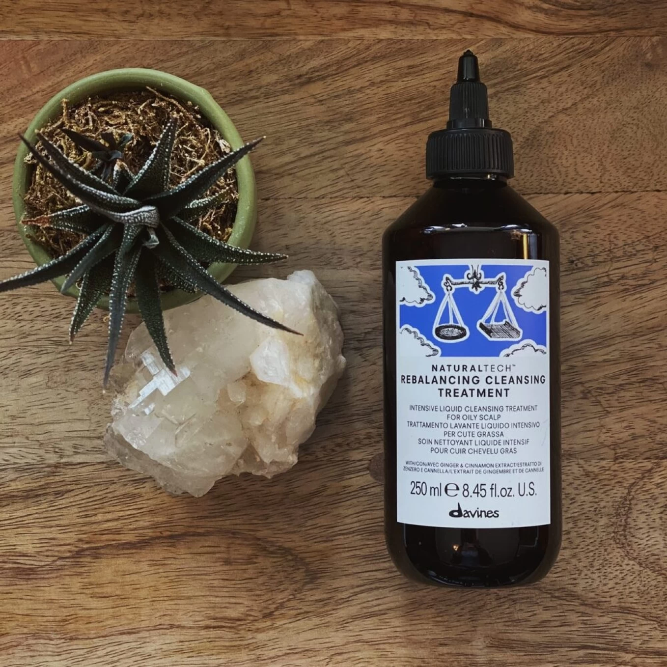 Pachet anti-sebum pentru scalp gras -  Naturaltech Rebalancing Shampoo - 1000 ml -  Rebalancing Cleansing Treatment - 250 ml [6]