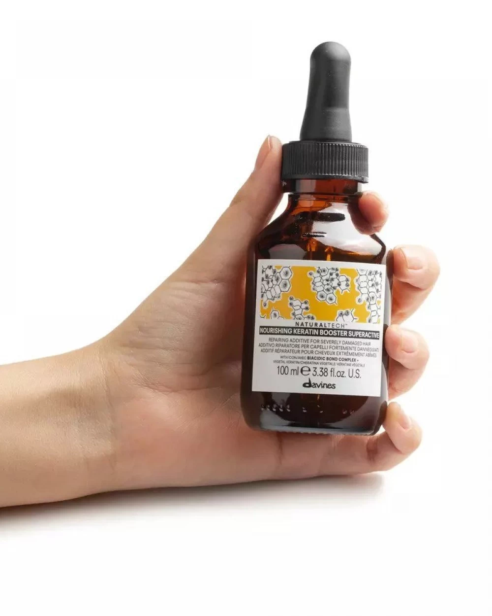 Pachet pentru parul fragil si deteriorat - Davines Naturaltech Nourishing Vegetarian Miracle Conditioner -  Balsam 250 ml -  Nourishing Keratine Booster - 100 ml Ser - Tratament cu keratina [7]