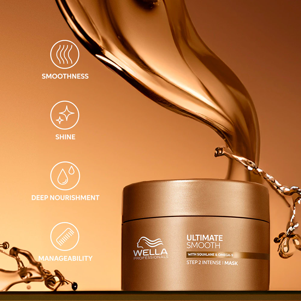 Masca hranitoare pentru un par neted si lucios - Wella Professionals Ultimate Smooth Mask - 150 ml [5]
