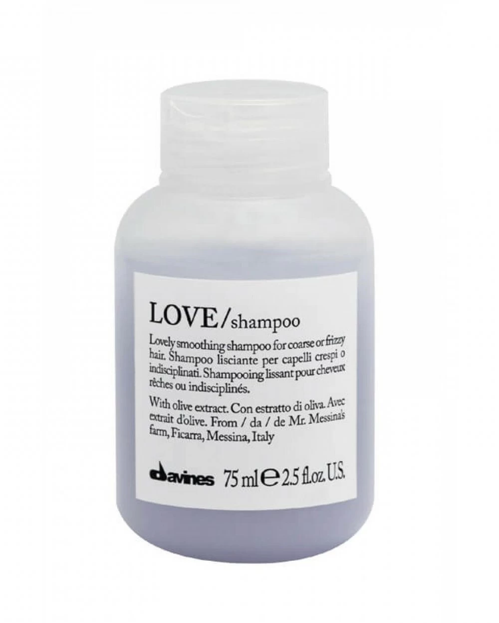 Sampon pentru netezire pentru par aspru sau rebel - Love Smoothing Shampoo - 75 ml [1]