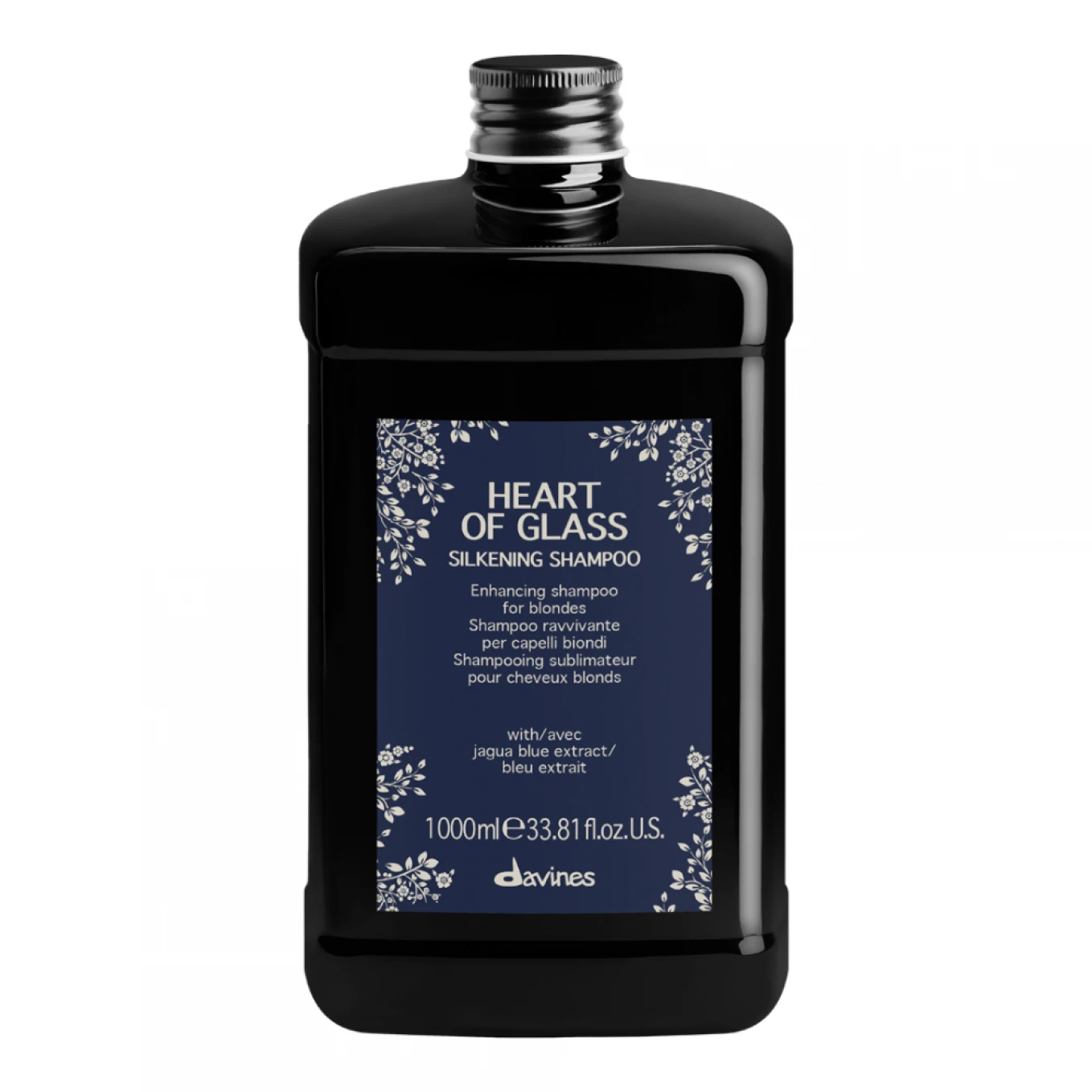 Pachet de hidratare pentru par blond - Heart Of Glass - Sampon 1000 ml - Trataent 150 ml [2]