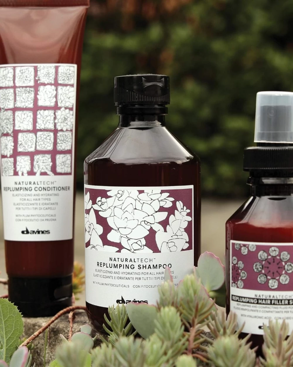 Replumping conditioner naturaltech Davines - Balsam pentru hidratarea și restructurarea firului de par - 60  ml [4]