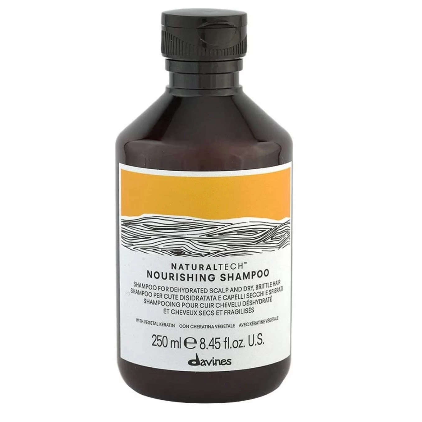 Pachet pentru par uscat si fragil si scalp uscat si deshidratat cu vegetal keratin - Naturaltech Nourishing Sampon 250 ml - Masca 250 ml - Nourishing Keratin Sealer Leave-in - 100 ml [2]