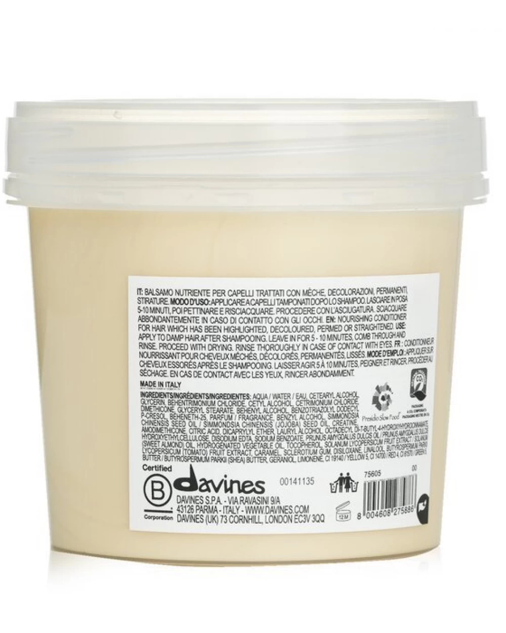 Balsam hidratant ideal pentru parul supus tratamentelor chimice - Davines Nounou Conditioner - 250 ml [3]