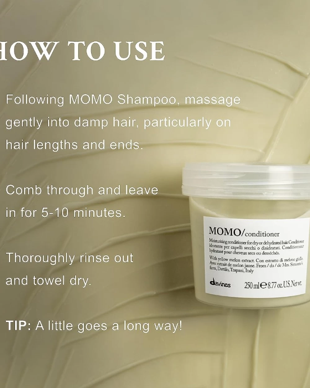 Balsam hidratant pentru parul uscat si deshidratat - Momo Conditioner - 1000 ml [3]
