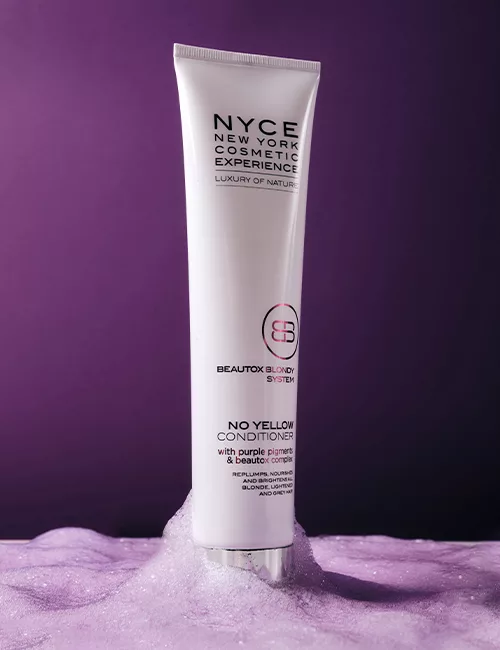 Nyce Beautox Blondy System No Yellow Conditioner -  balsam pentru păr blond anti-îngalbenire - 200 ml [1]