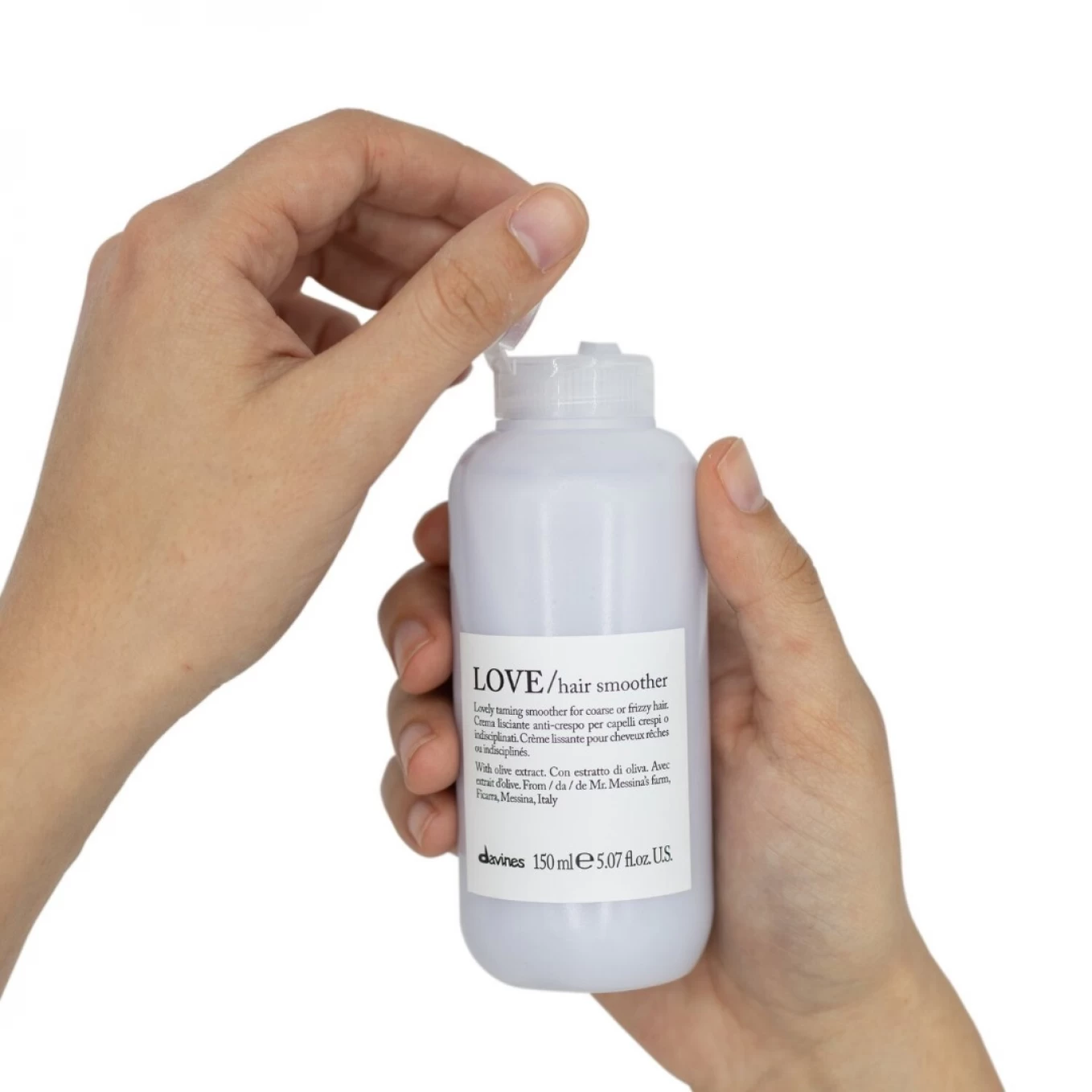 Crema de netezire pentru parul rebel - Love Hair Smoother 150 ml Davines [2]