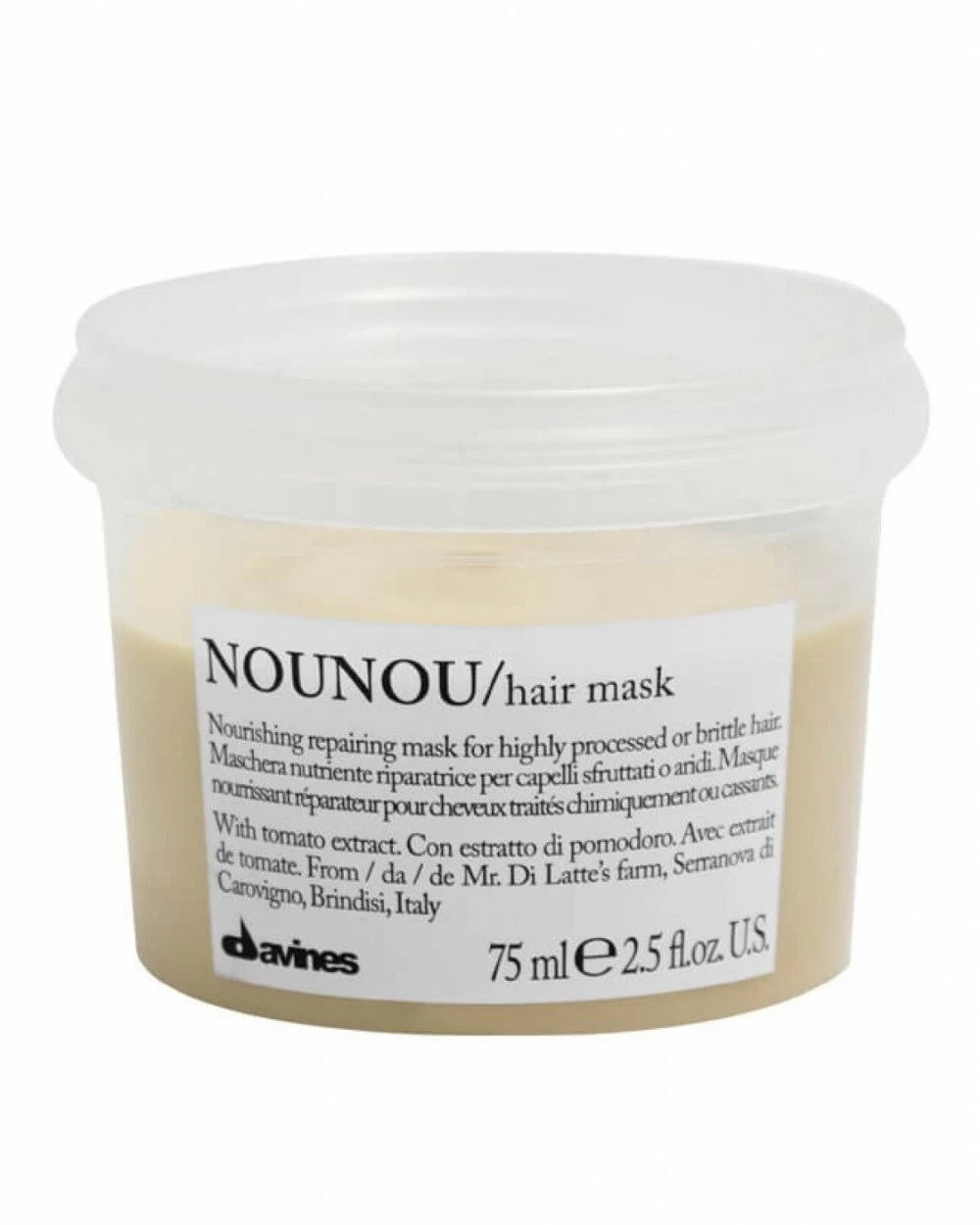 Masca pentru repararea parului uscat, deteriorat sau tratat chimic - NouNou Hair Mask - 75 ml [1]