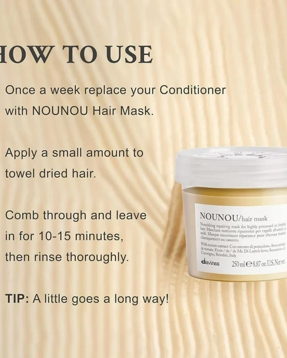 Masca pentru repararea parului uscat, deteriorat sau tratat chimic - NouNou Hair Mask - 75 ml [3]