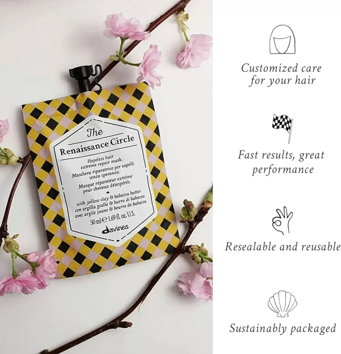 Masca reparatoare pentru par deteriorat - The Renaissance Circle Mask - 50 ml [6]