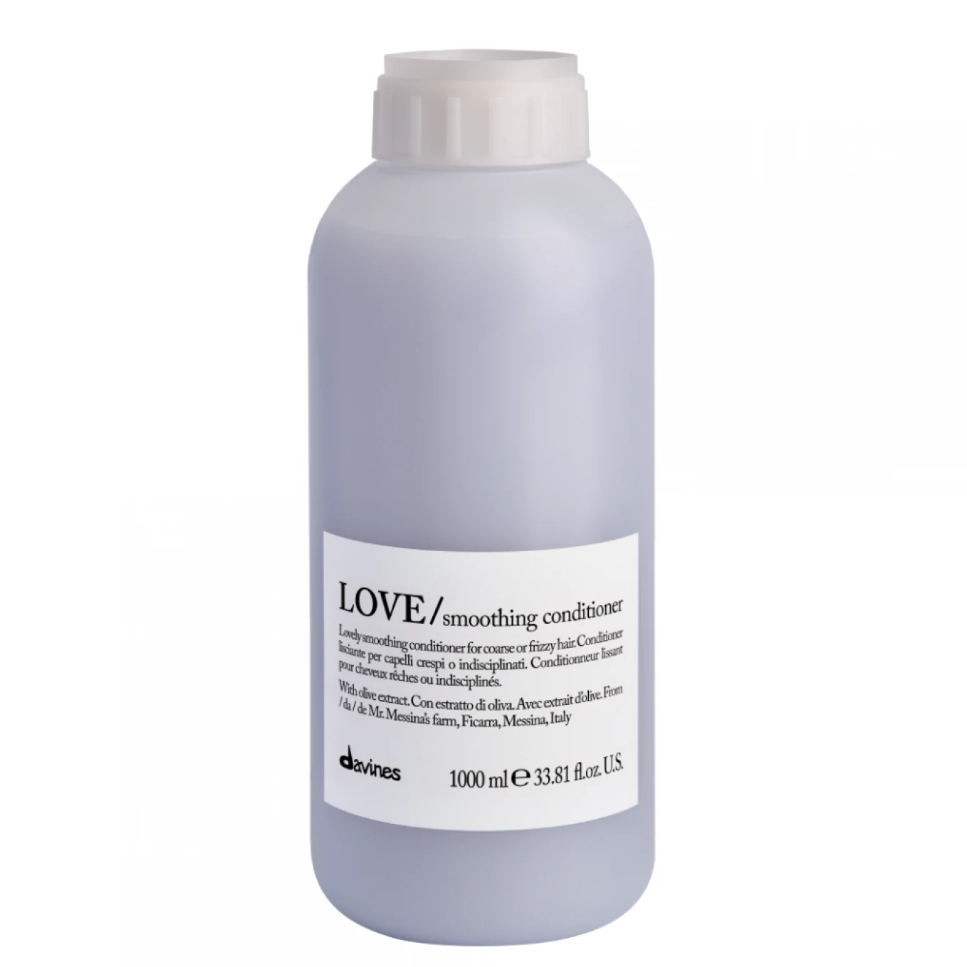 Pachet pentru par aspru si rebel Davines Love Smoothing - Sampon 1000 ml - Balsam 1000 ml [4]