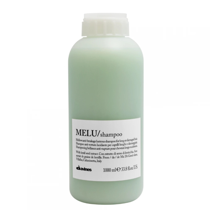 Pachet pentru par degradat anti-rupere - Davines Melu Shampoo 1000 ml - Balsam Melu 1000 ml [2]