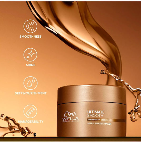 Pachet pentru par strălucitor si catifelat - Ultimate Smooth Shampoo & Mask & Conditioner -  Sampon 250 ml - Masca 150 ml - Conditioner 200 ml [4]