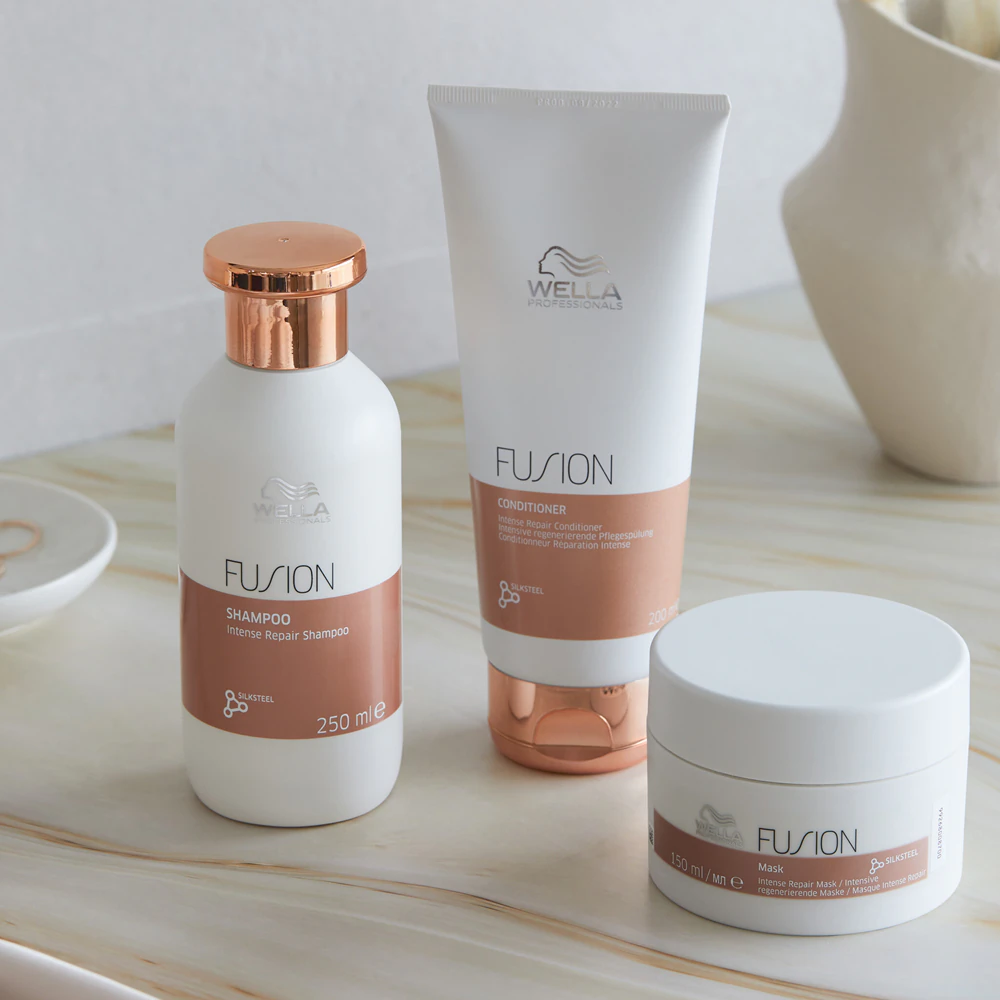 Pachet pentru parul deteriorat - Fusion Intense Repair Shampoo 250 ml - Conditioner 200 ml - Mask 150 ml [2]