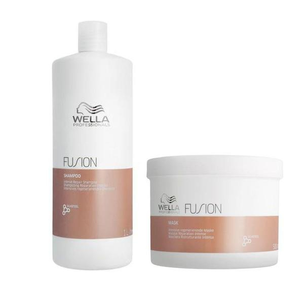 Pachet pentru reparare - Fusion Intense Repair Shampoo 1000 ml - Mask 500 ml [1]
