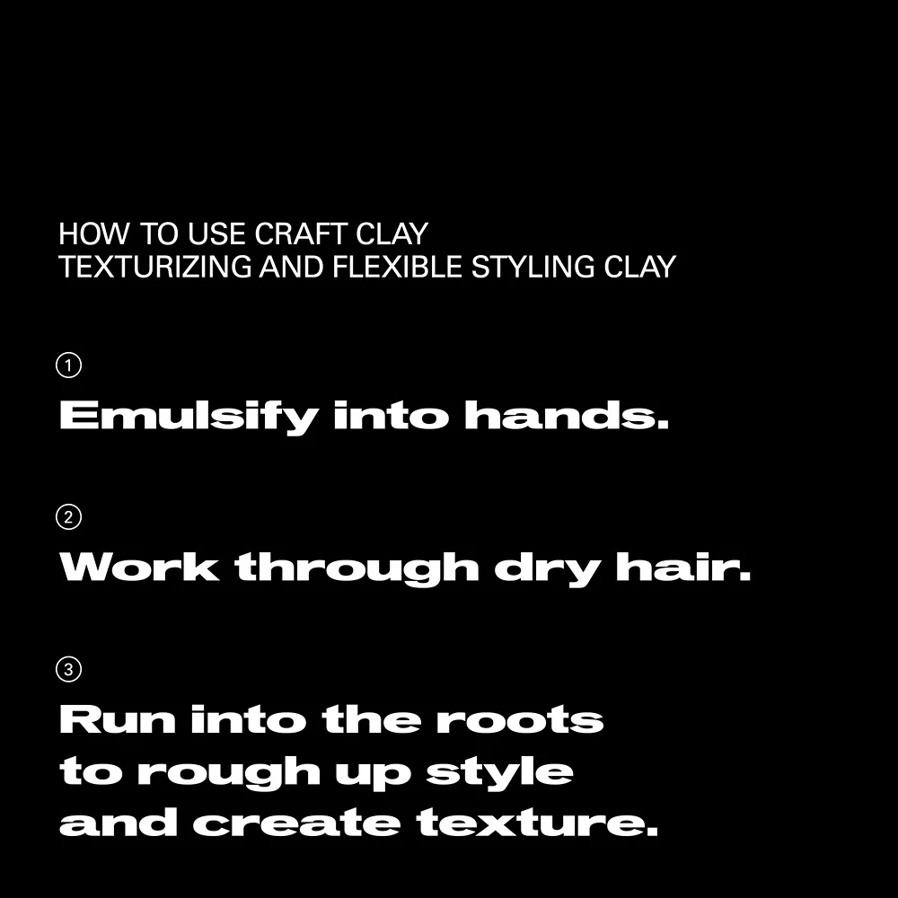 Ceara modelatoare pentru toate tipurile de par - Sebastian Professional Craft Clay Texturizing & Flexible Styling Clay - 50g [4]