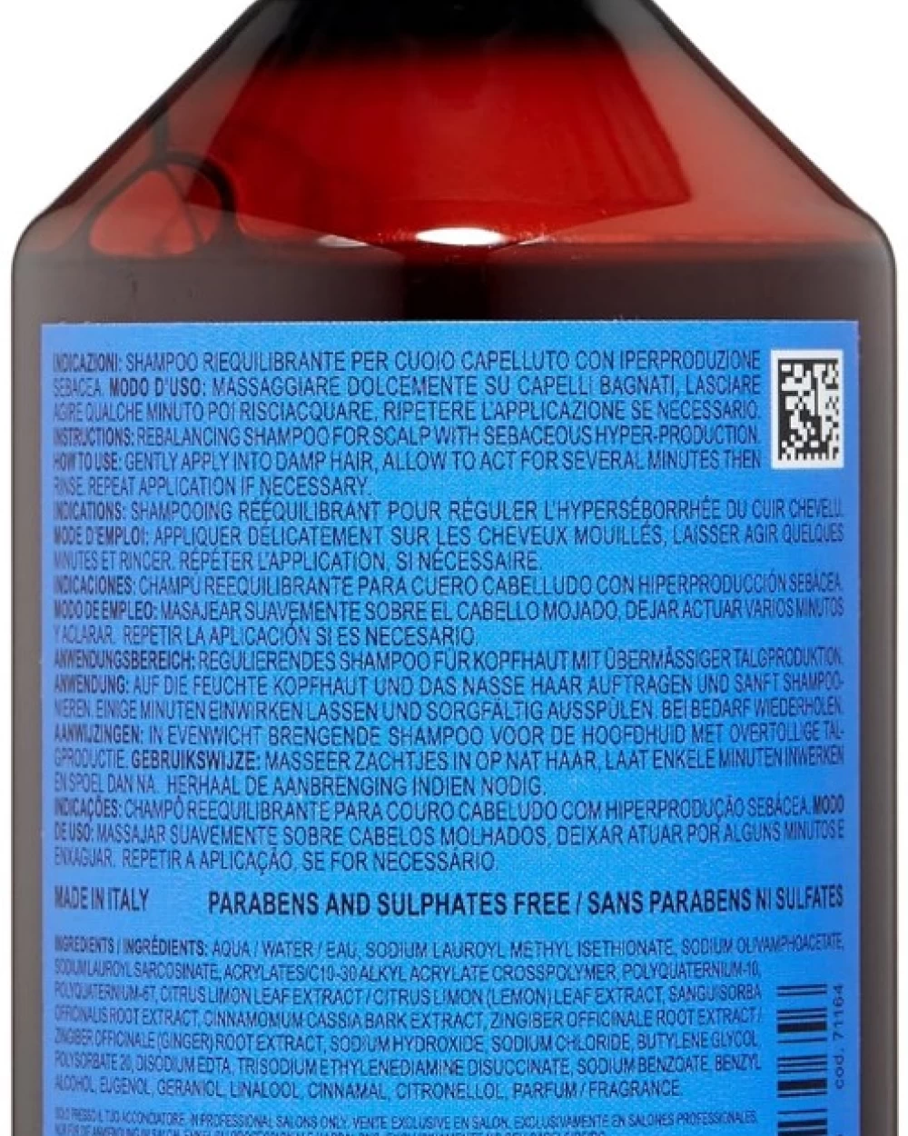 Sampon impotriva excesului de sebum  - naturaltech rebalancing shampoo - 250 ml [4]