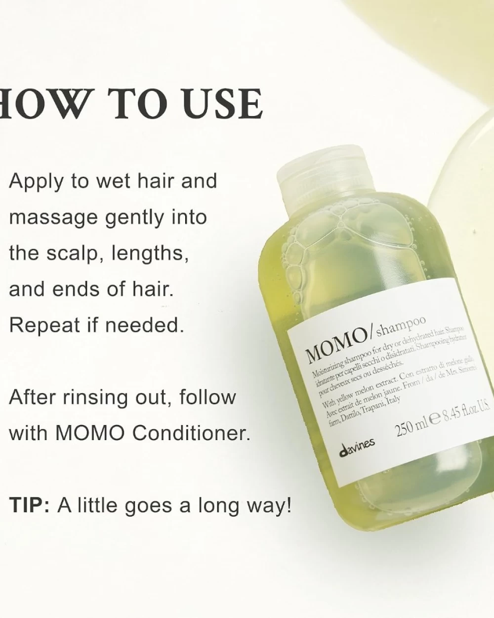 Sampon hidratant pentru parul uscat si deshidratat - Momo Shampoo - 75 ml [3]