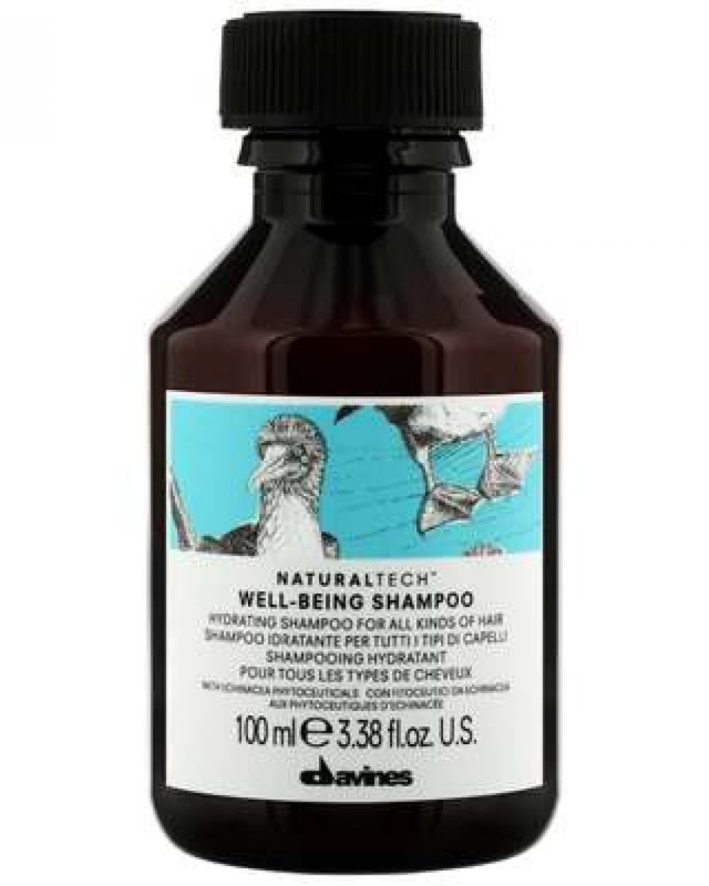 Sampon hidratant pentru toate tipurile de par - Naturaltech Well Being - 100 ml [1]