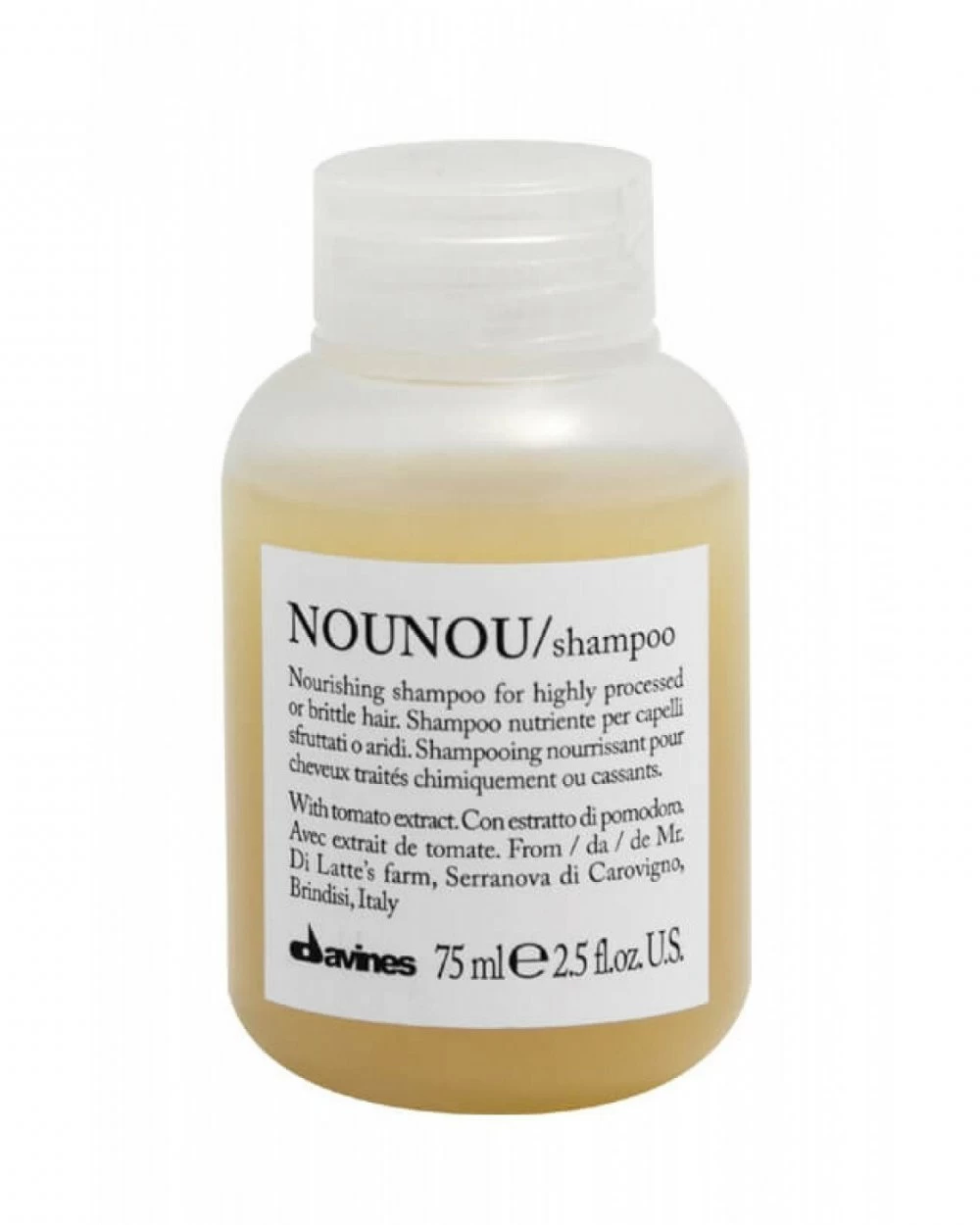 Sampon hrănitor pentru parul procesat si uscat - NouNou Shampoo - 75 ml [1]
