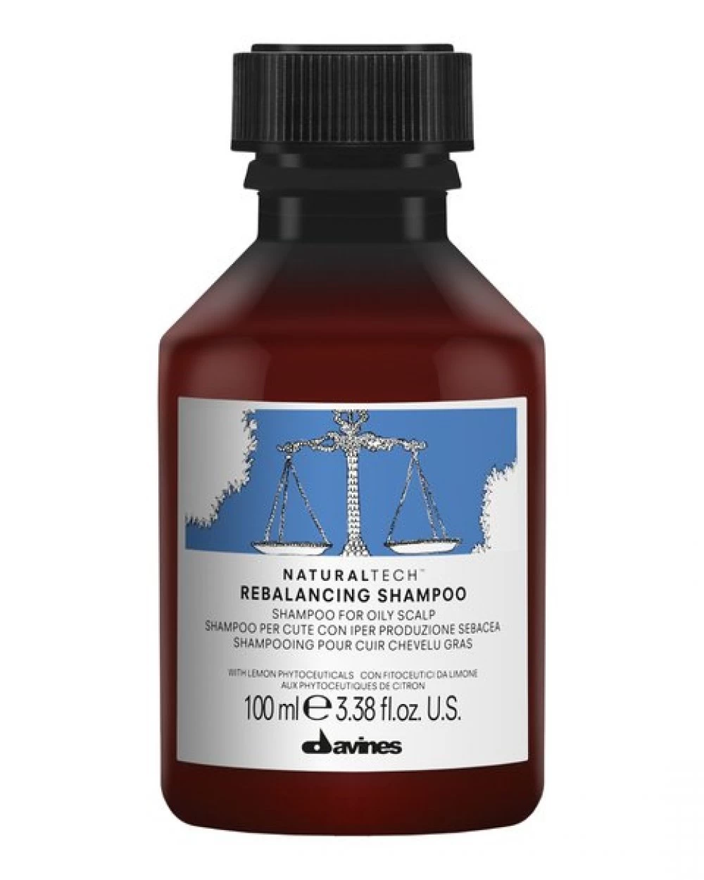 Sampon impotriva excesului de sebum - Naturaltech Rebalancing Shampoo - 100 ml [1]