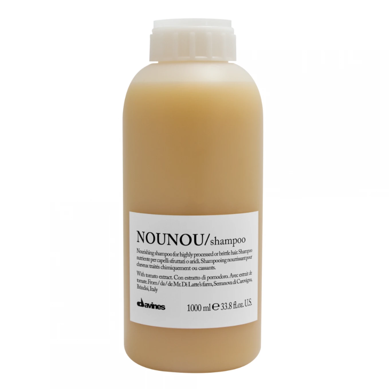 Sampon nutritiv pentru par uscat si procesat - Shampoo Nounou Davines - 1000 ml [1]