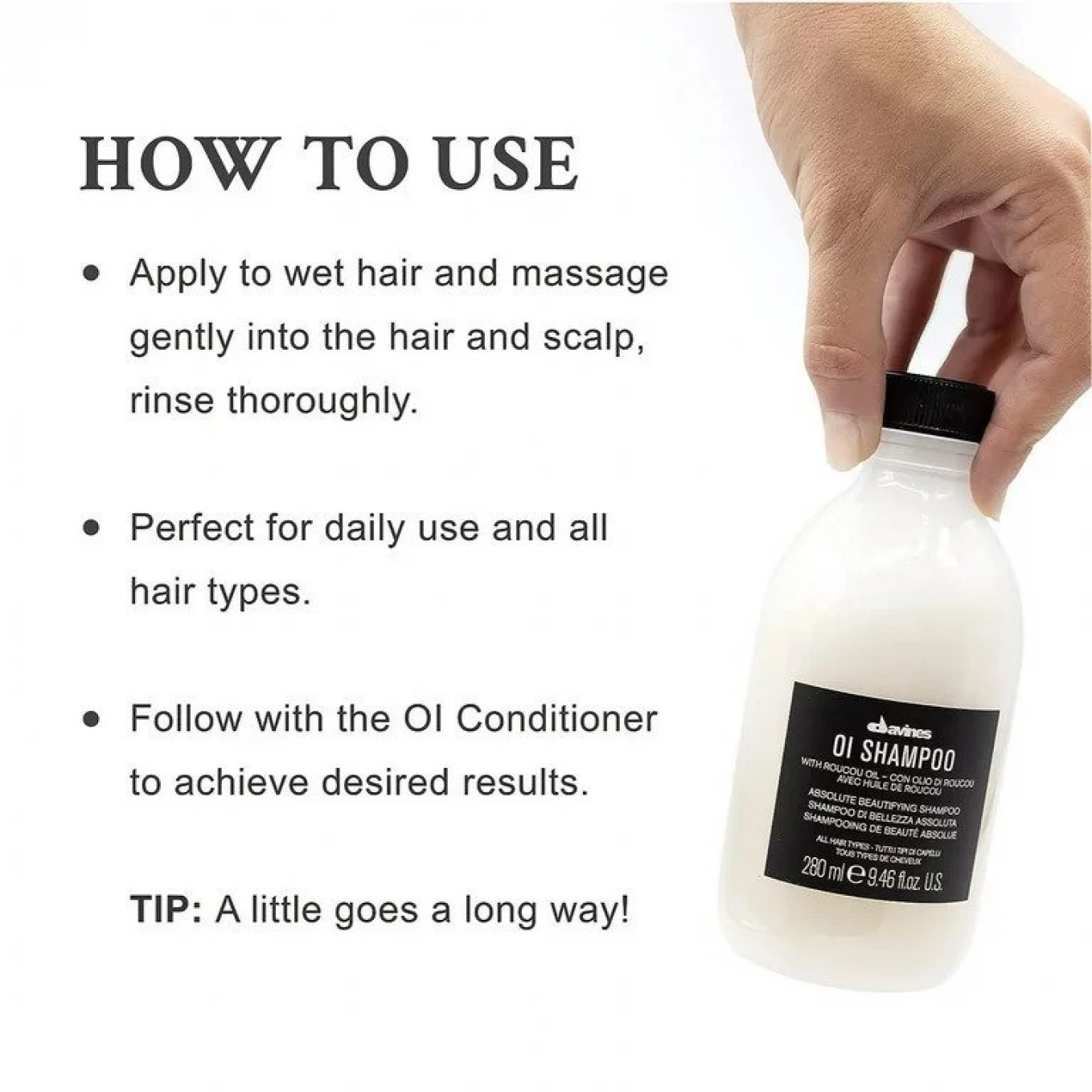 Sampon nutritiv si restructurant - OI Shampoo - 90 ml [3]