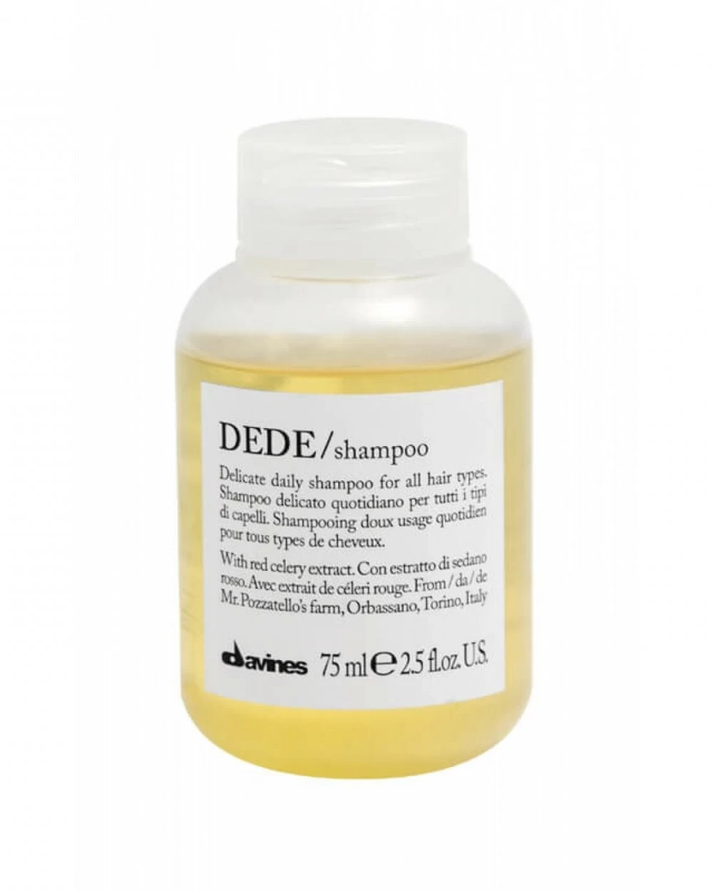 Sampon pentru curatare zilnica pentru toate tipurile de par - Dede Shampoo - 75 ml [1]