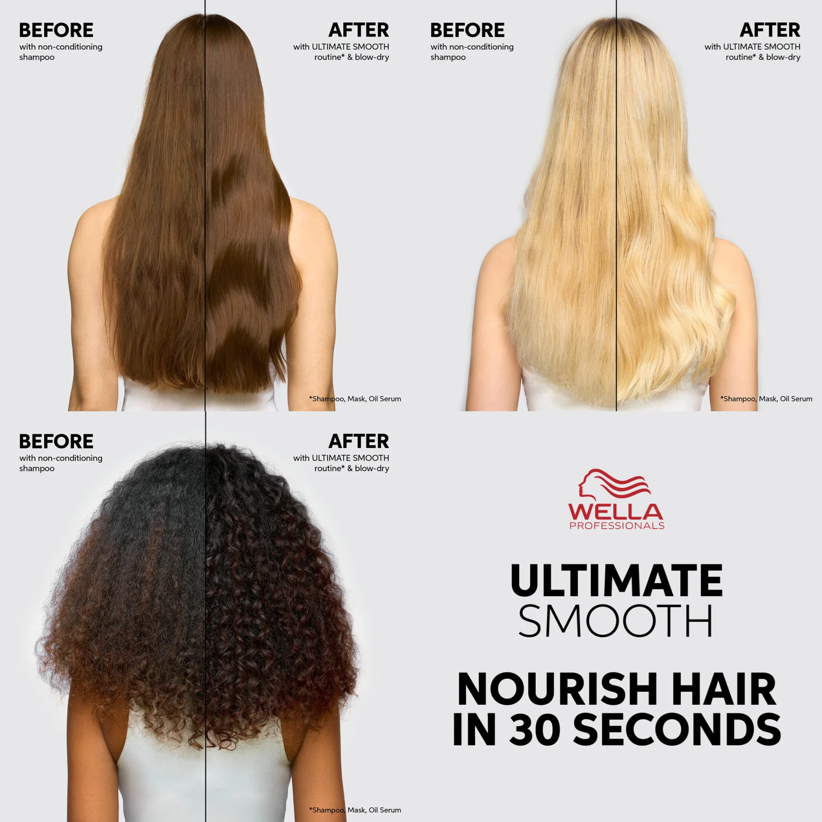 Sampon pentru hidratare si stralucire - Wella Professionals Ultimate Smooth Shampoo 250 ml [6]