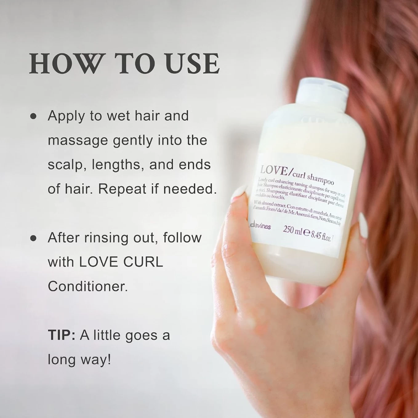 Sampon pentru par cret sau ondulat - Love Curl - 250 ml [3]