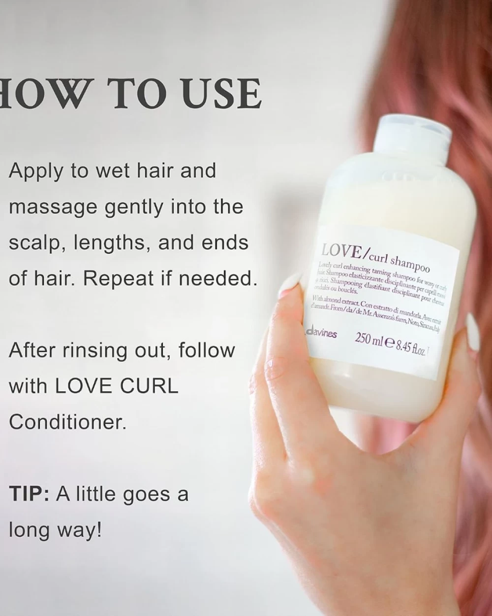Sampon pentru par cret sau ondulat - Love Curl - 250 ml [4]