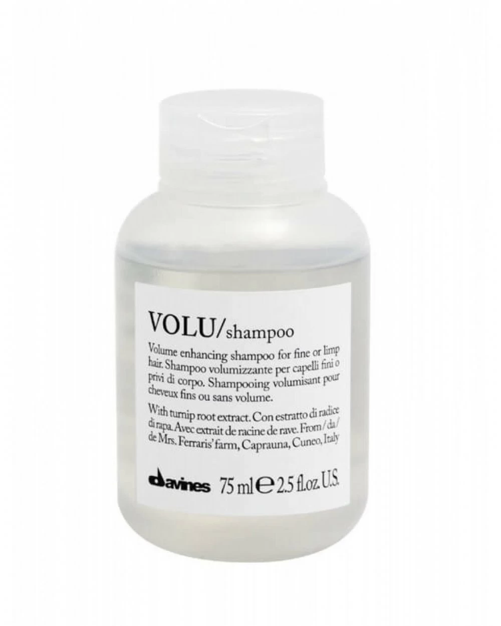Sampon pentru volum destinat parului fin fără volum - Volu Shampoo - 75 ml [1]