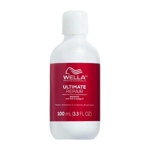 Wella Professionals Ultimate Repair Shampoo Travel Size-100 ml - cu AHA & Omega 9 pentru Par Deteriorat Pasul 1 [1]