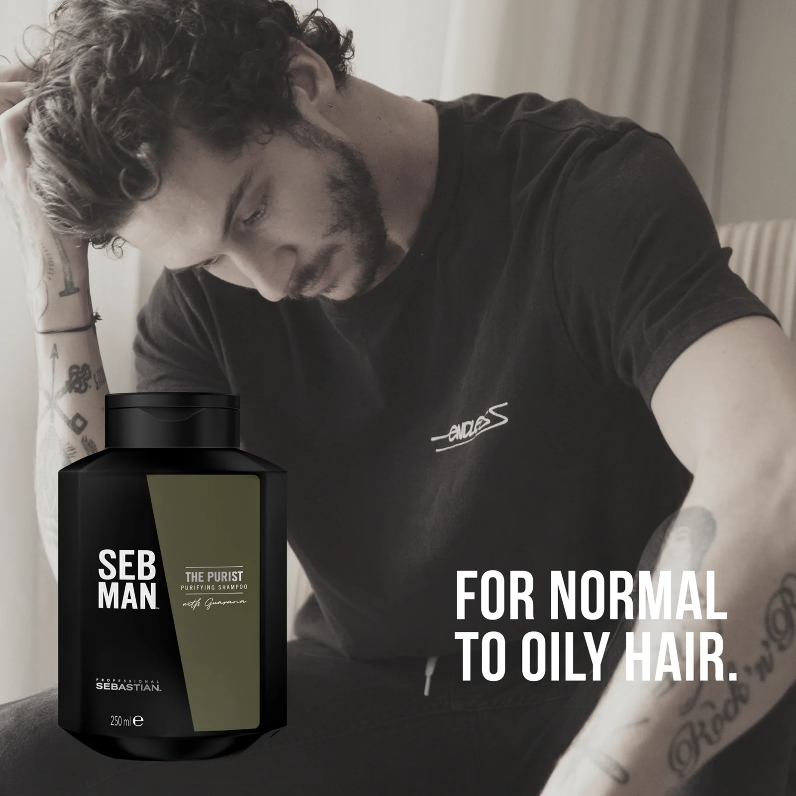 Sampon antimatreata  -  Seb Man The Purist - sampon pentru curatare 250 ml [2]