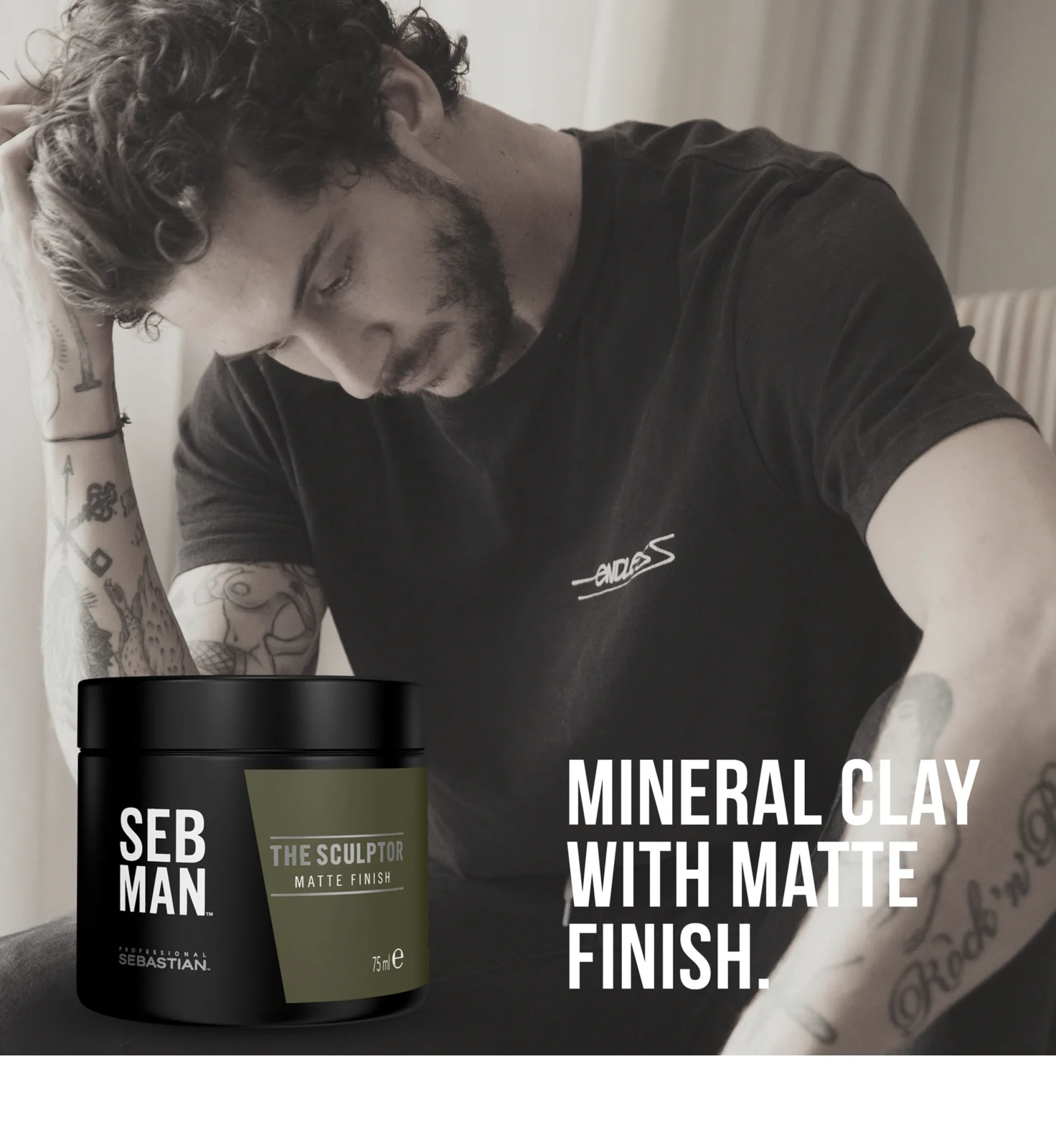 Ceara - Seb Man The Sculptor lut de par mat pentru modelare [2]