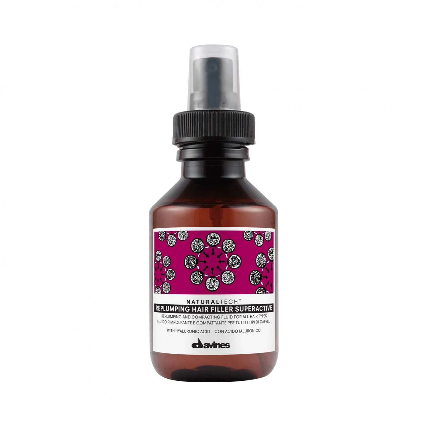 Ser cu actiune de reumplere pentru hidratare si stralucire -  pentru toate tipurile de par - naturaltech replumping filler superactive [1]