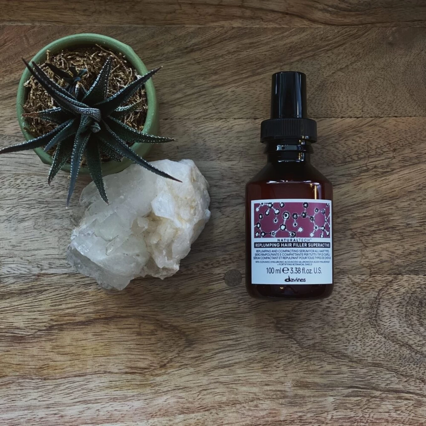 Ser cu actiune de reumplere pentru hidratare si stralucire -  pentru toate tipurile de par - naturaltech replumping filler superactive [4]
