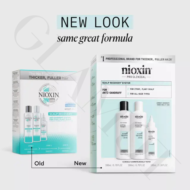 Set pentru scalp sensibil Nioxin Scalp Recovery- Sampon 200 ml, Balsam 200 ml, Ser 100 ml [1]